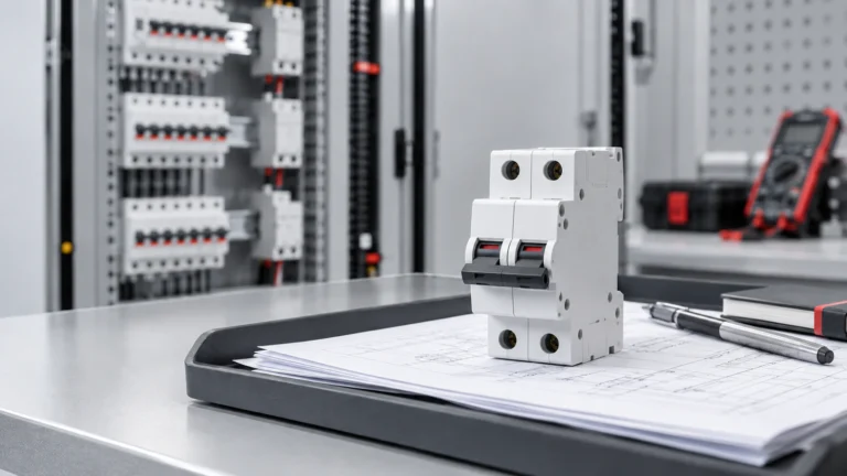Conceptual DC distribution cabinet and generic miniature protective device for DC MCB selection