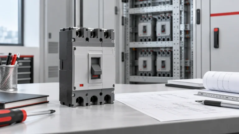 Generic molded-case breaker form in a DC switchboard engineering context