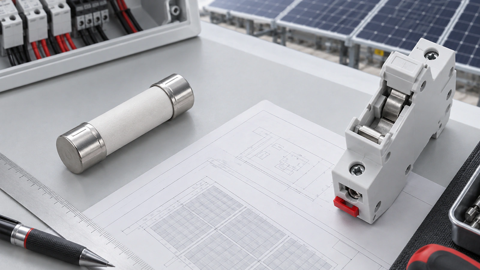 Generic DC fuse link and separate holder in a photovoltaic protection context