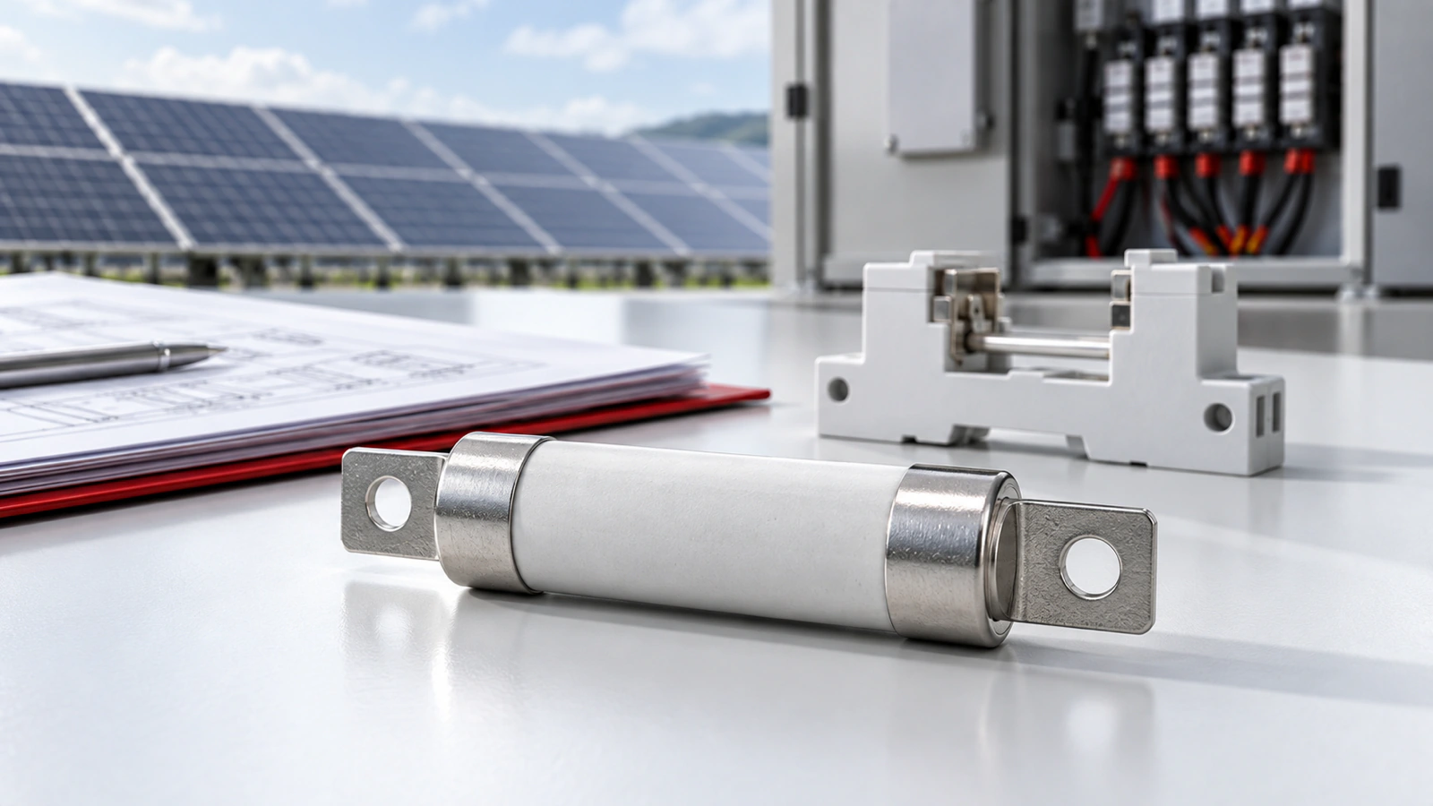 Generic photovoltaic fuse link and holder in a documentation review context