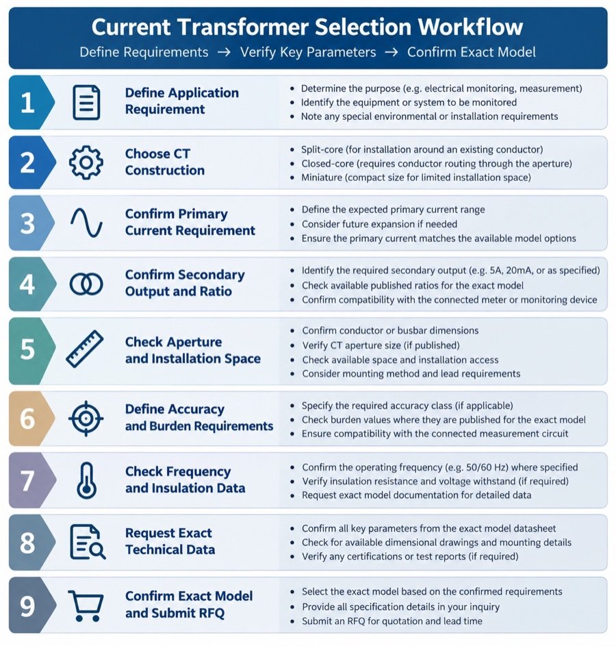 Current transformer selection guide